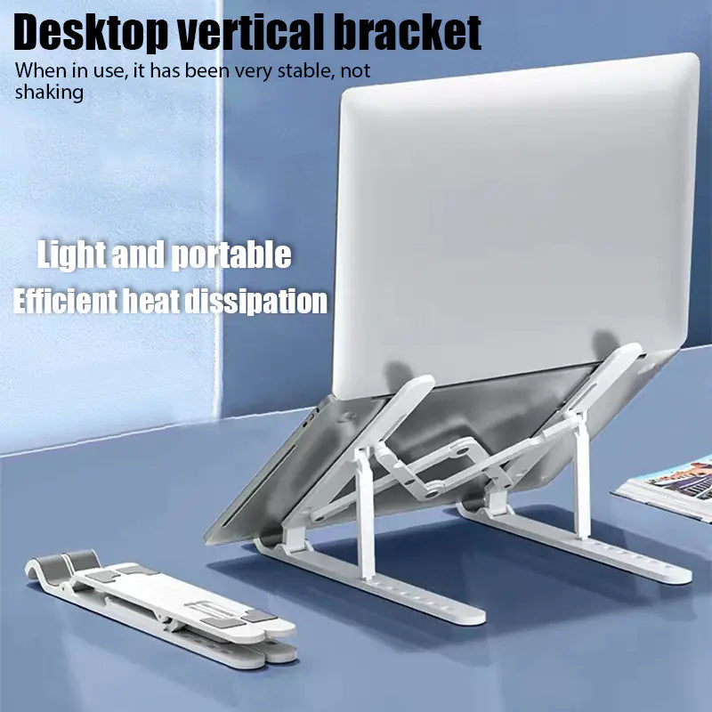 Portable Adjustable Foldable Laptop Stand Base