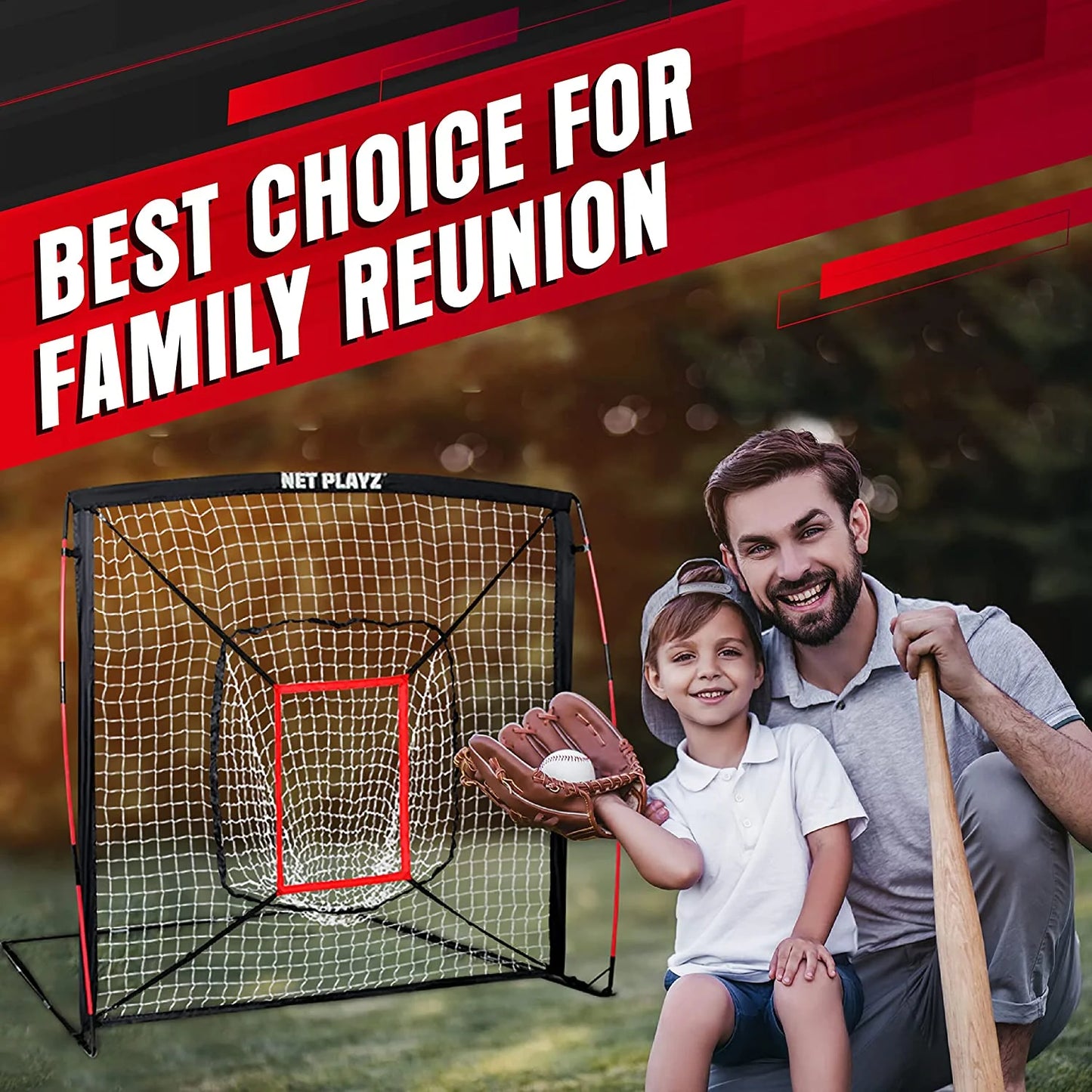 Elevate Your Game with the 5' x 5' Portable Baseball & Softball Practice Net - Perfect for All Skill Levels!