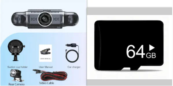 4-Channel HD Wi-Fi Car Dash Cam