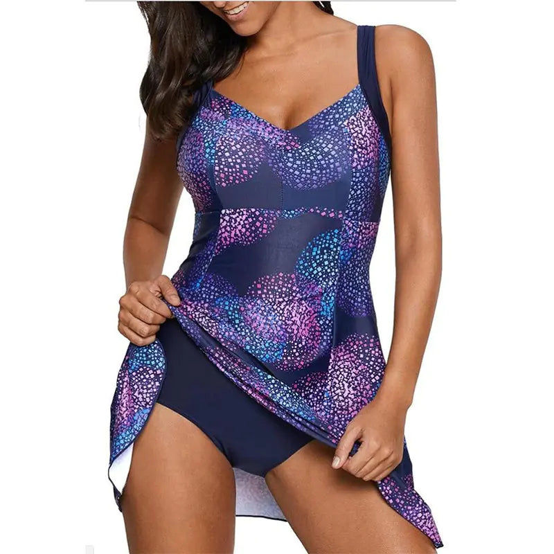 Women's Plus Size Split Swimsuit