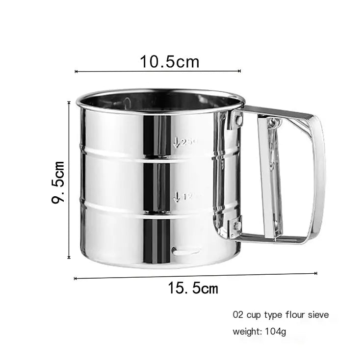Stainless Steel Handheld Flour Sieve