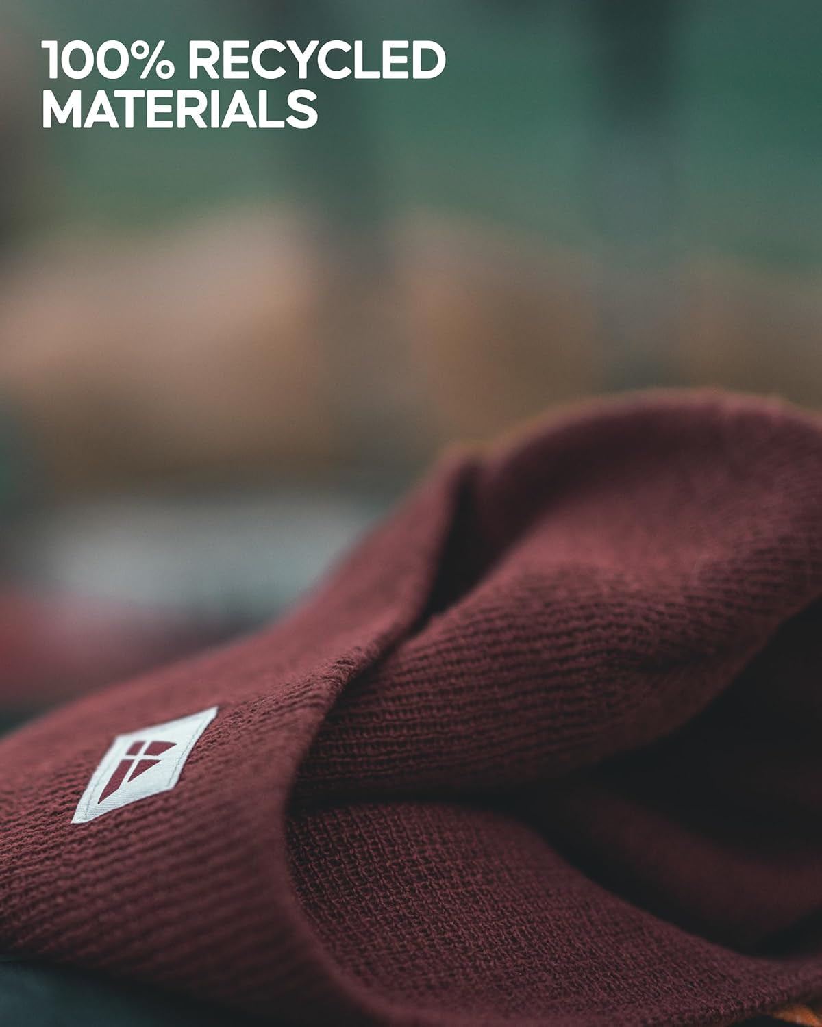 Versatile and Stylish Sustainable Blue Beanie for All - Perfect for Men & Women