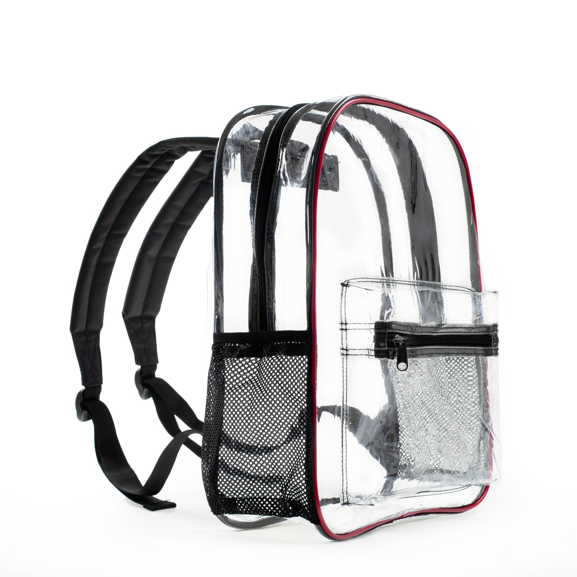 Heavy Duty Clear Transparent Backpack See through Book-Bag