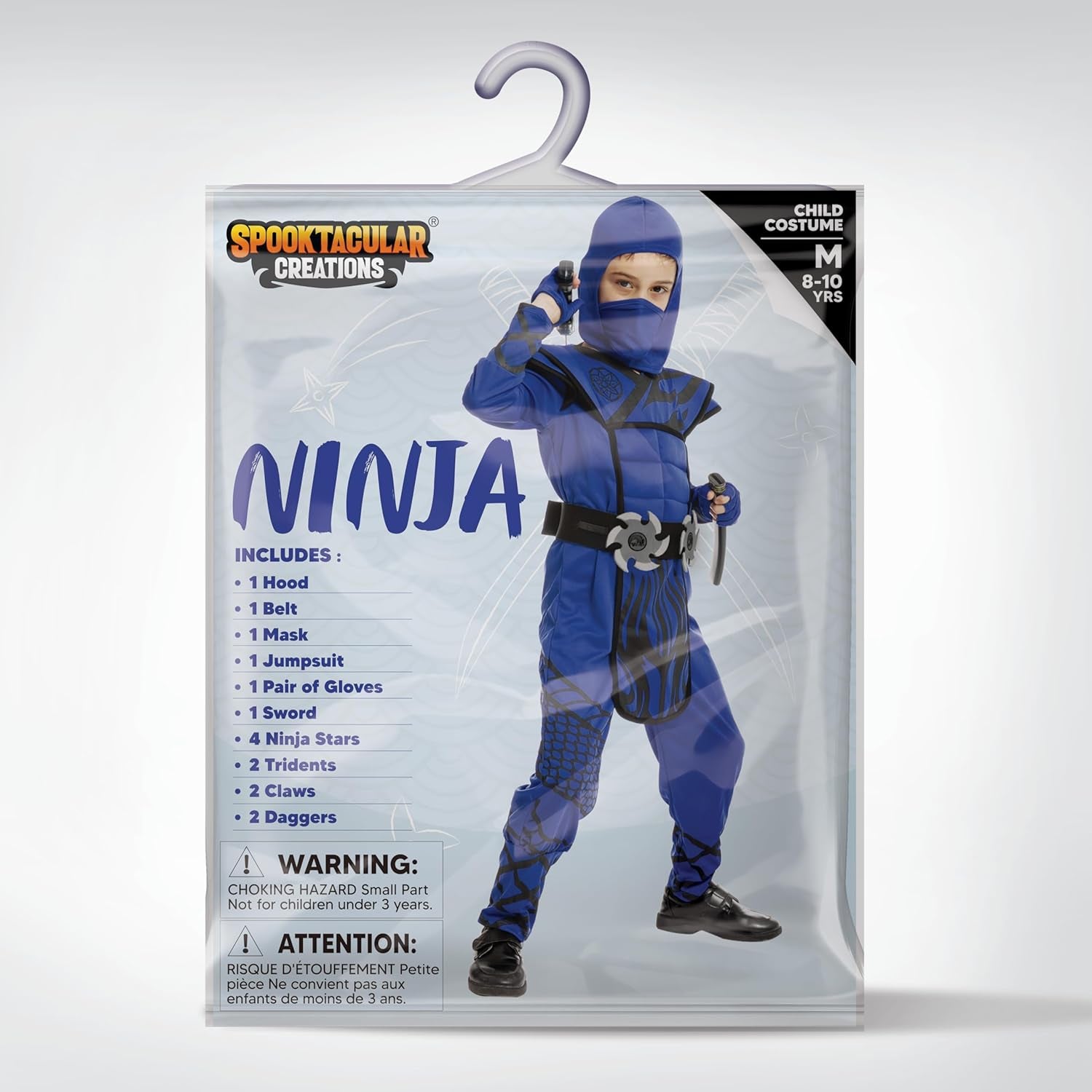 Epic Boys Ninja Costume - Dragon Scales Outfit with Accessories for Toddler Halloween Fun