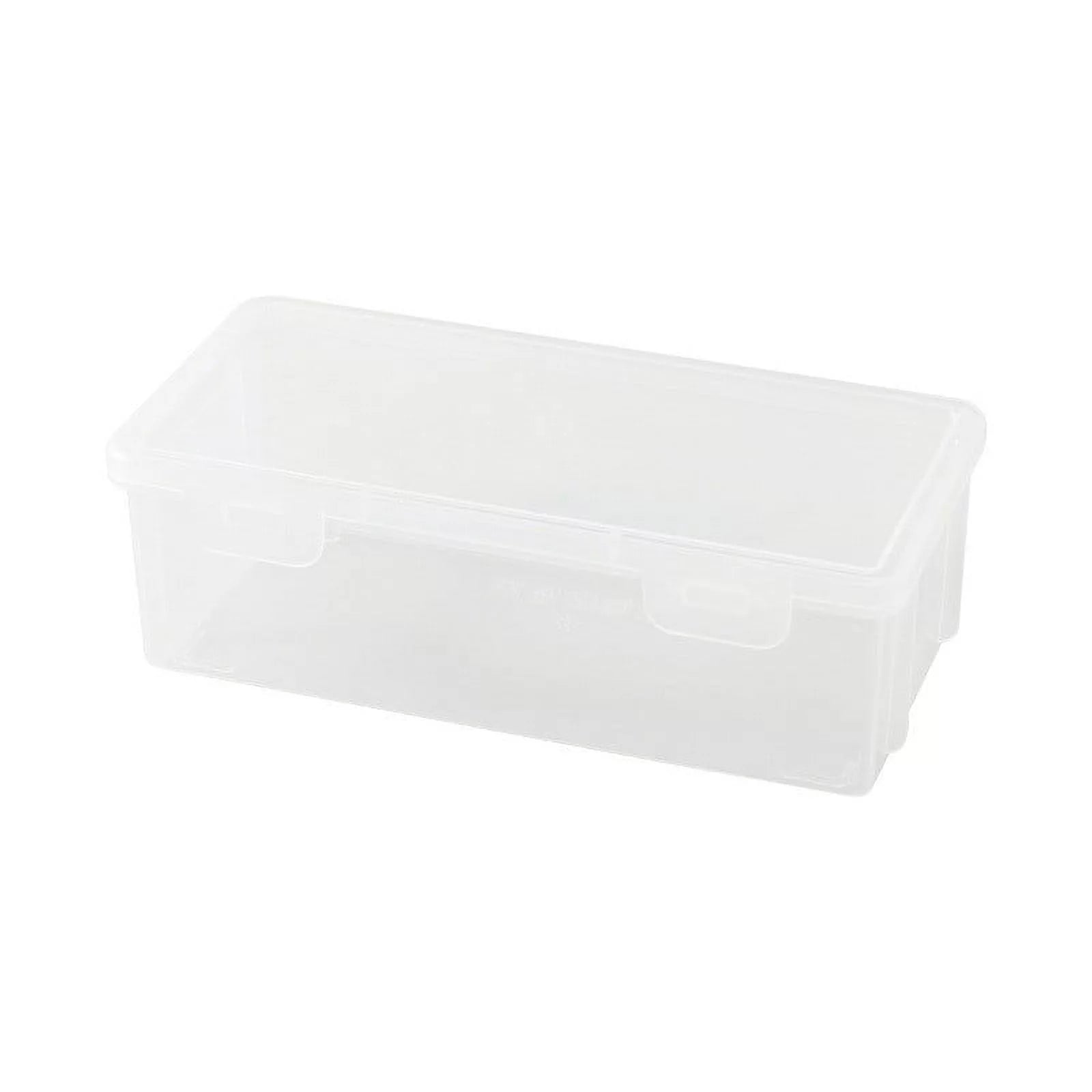 Plastic Pencil Box Extra Large Capacity, Clear