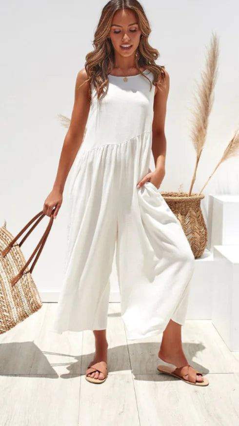 Sleeveless Women's Bodysuit Jumpsuit Outfit