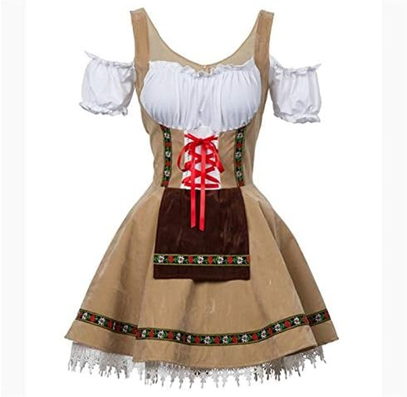 Unleash Your Inner Bavarian Beauty with the Cosplaylife Sexy Beer Maid Costume - Perfect for Halloween and Cosplay Events!