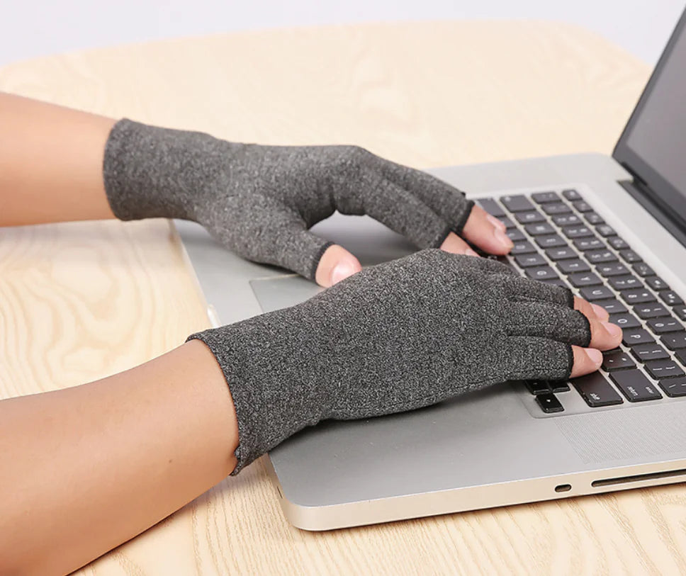Arthritis Compression Half-Finger Gloves