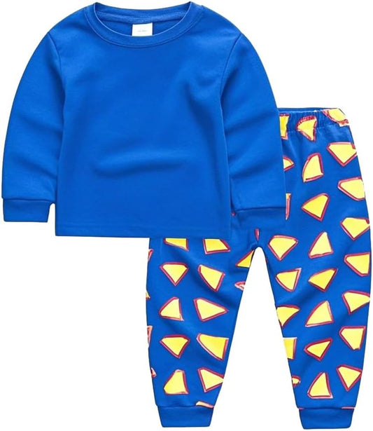 Adorable N'Aix Little Boys Cotton Pajama Set - Fun Cartoon Sleepwear for Kids