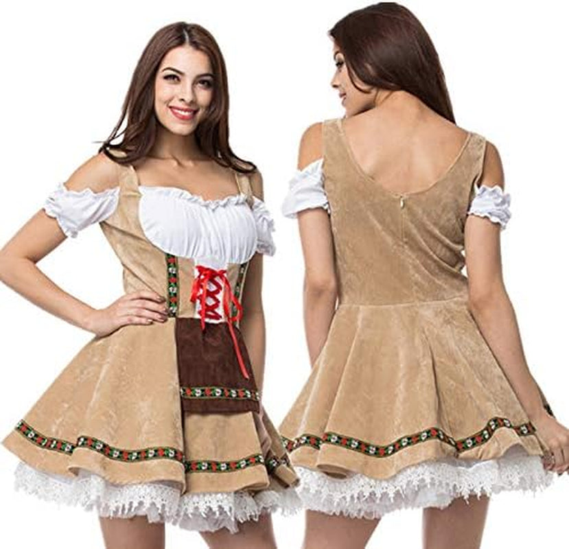 Unleash Your Inner Bavarian Beauty with the Cosplaylife Sexy Beer Maid Costume - Perfect for Halloween and Cosplay Events!