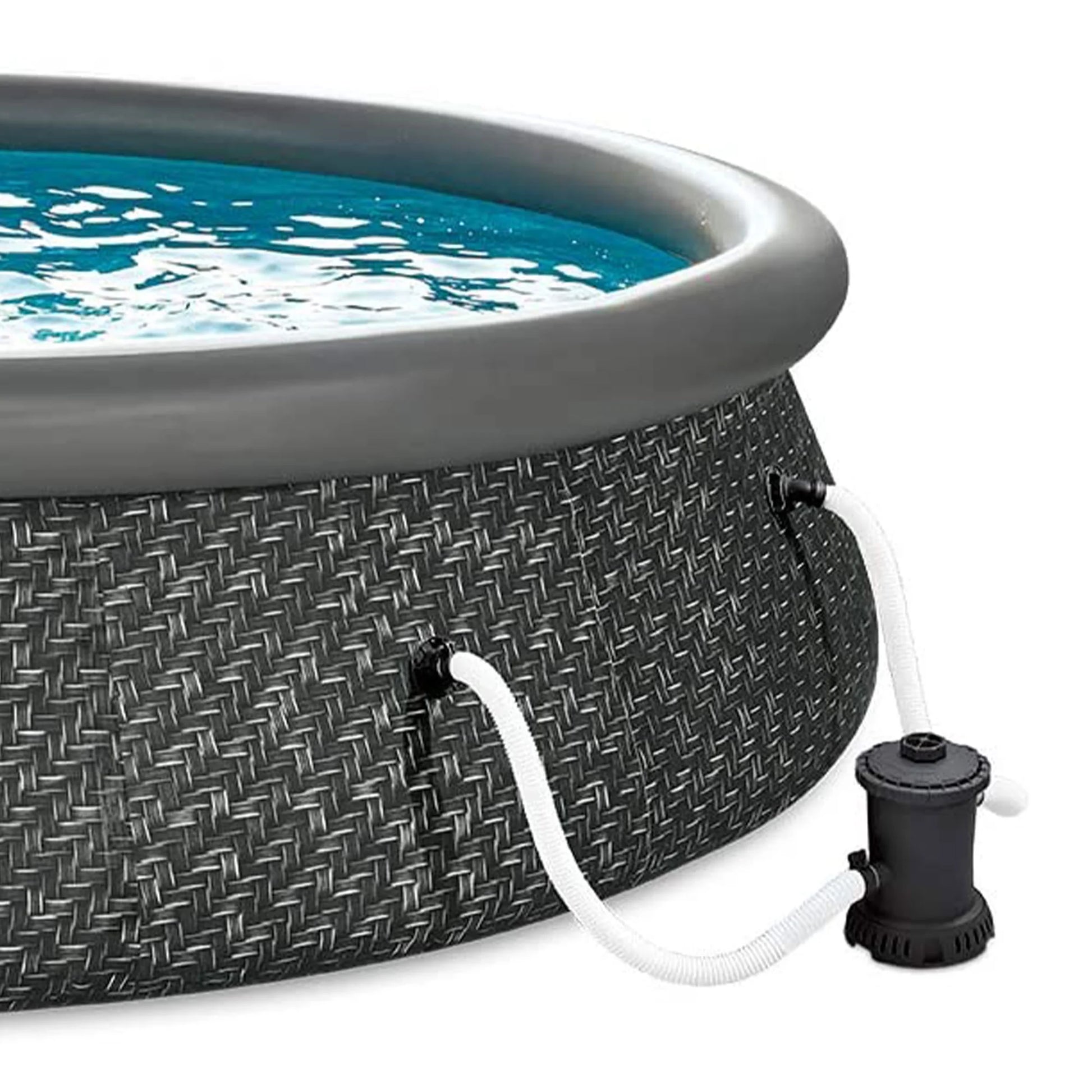 14 X 3 Ft Quick Set above Ground Pool with Pump and Ladder