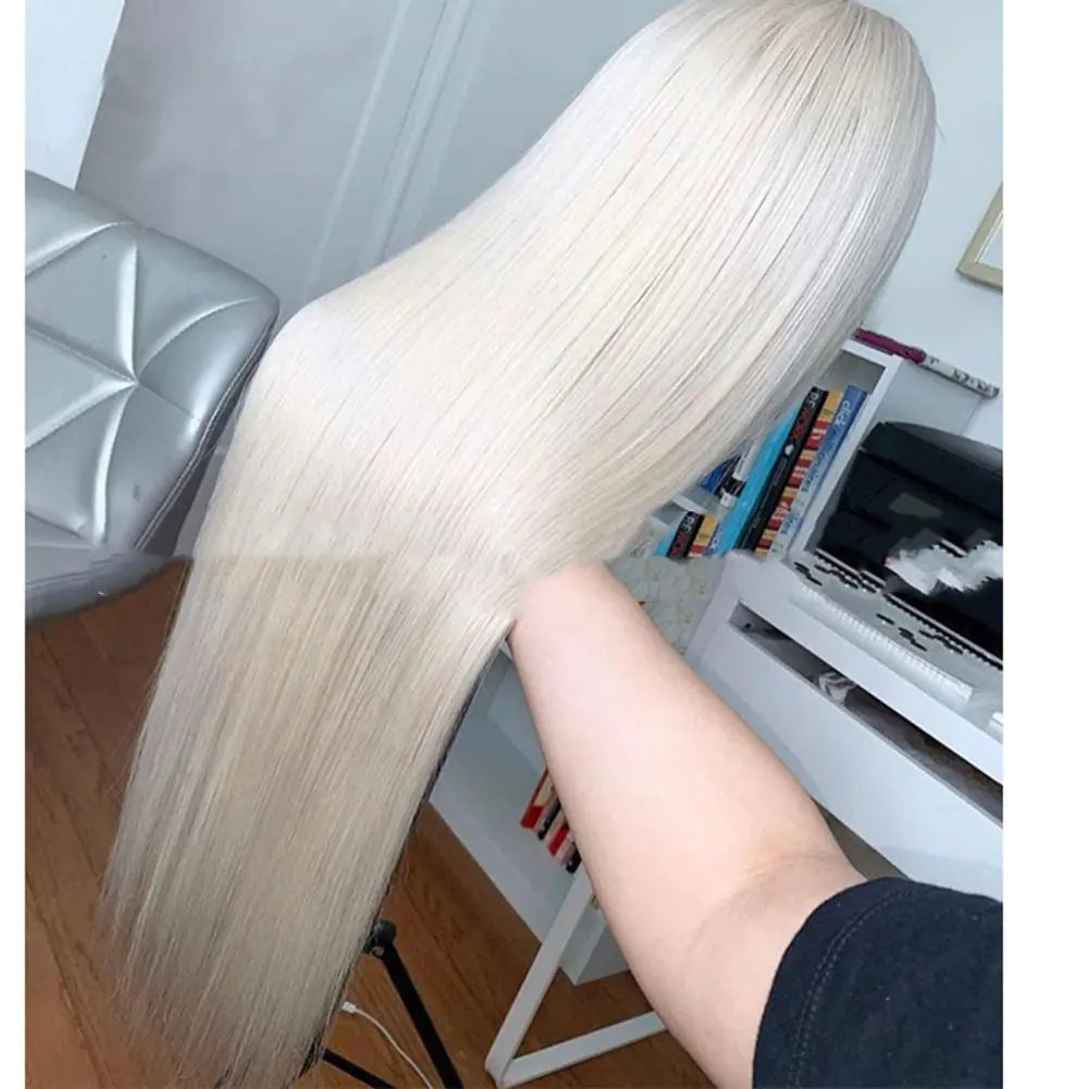 Natural Hairline Chemical Fiber Lace Front Wig