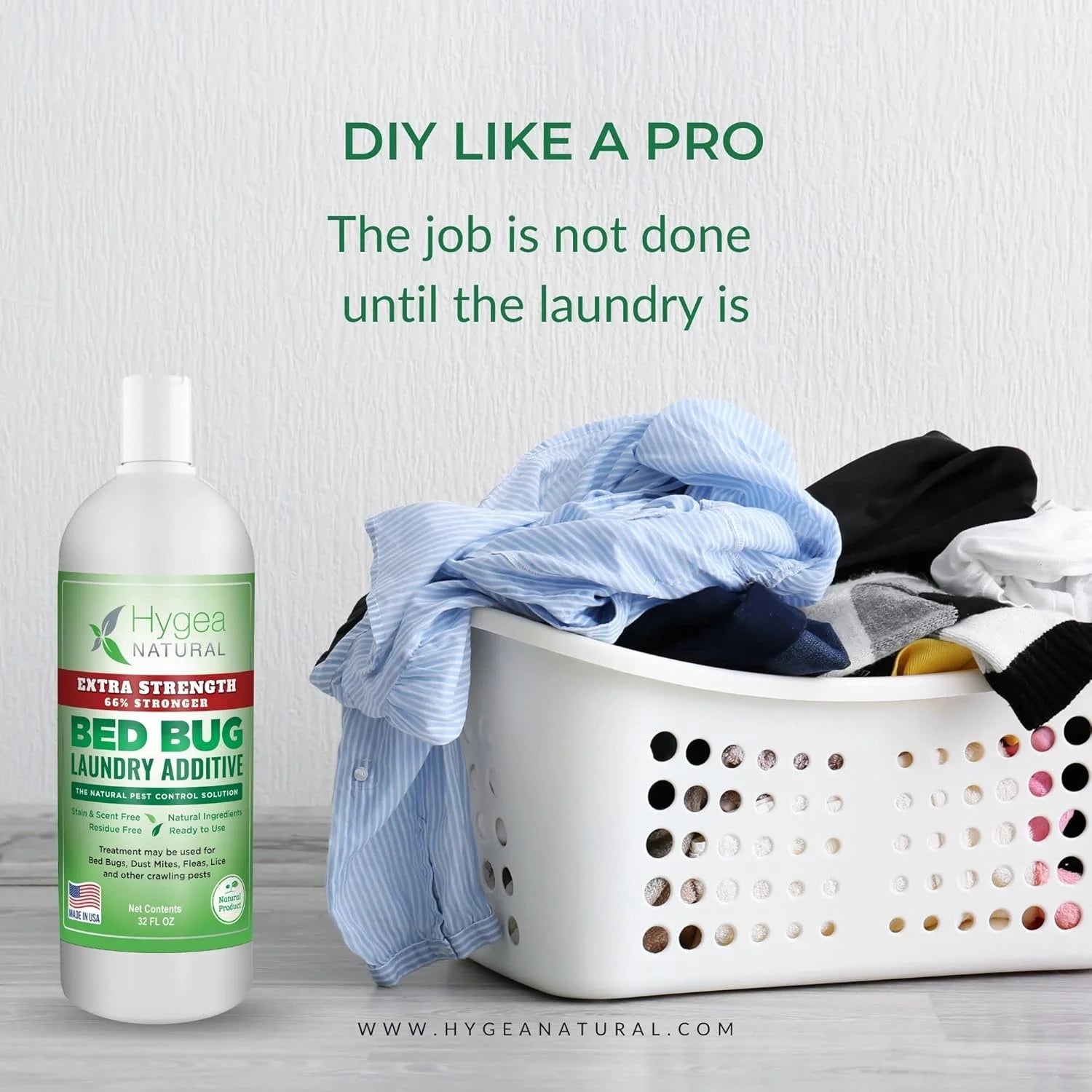 Bed Bug Spray Killer and Laundry Detergent Additive Combo Kit, Extra Strength, 2 Pack