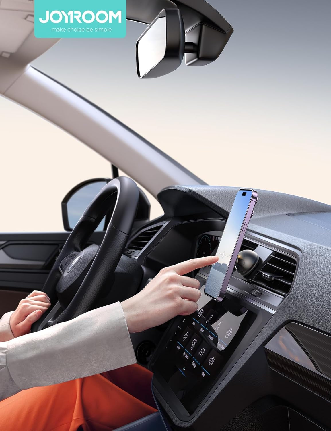 Revolutionary All-Metal Magsafe Car Mount - Stronger Magnetic Phone Holder for iPhone 16, 15, 14, 13, 12 - Ultimate Stability for Your Drive