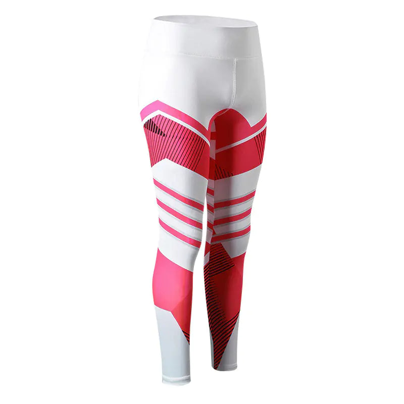 Printed High Waist Leggings for Yoga and Sports