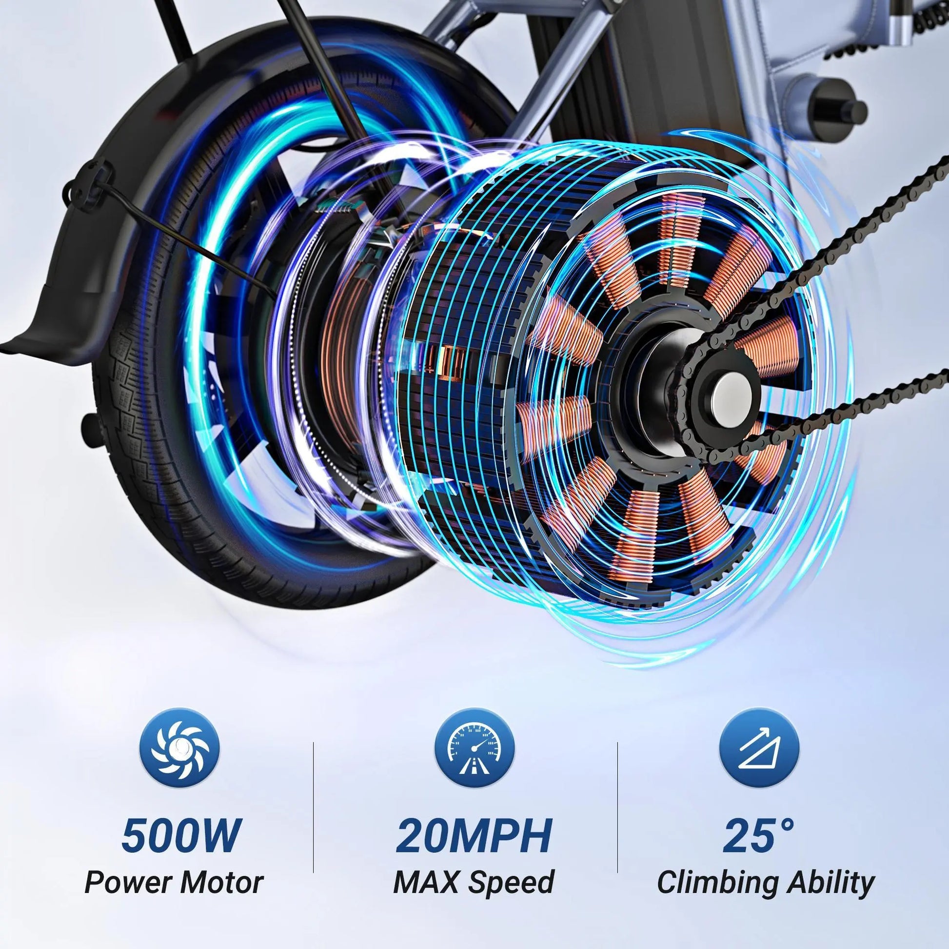Experience the Future of Commuting with the 14" Mini E-Bike - 500W Power, 22 MPH Speed, and 40 Miles Range for Effortless Campus Commutes and Leisure Rides!