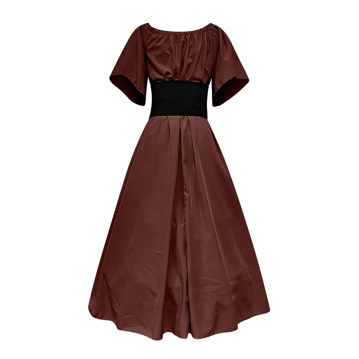 Enchanting Womens Renaissance Faire Dress - Plus Size Medieval Irish Corset Gown with Ruffle Over Dress for Retro Cosplay