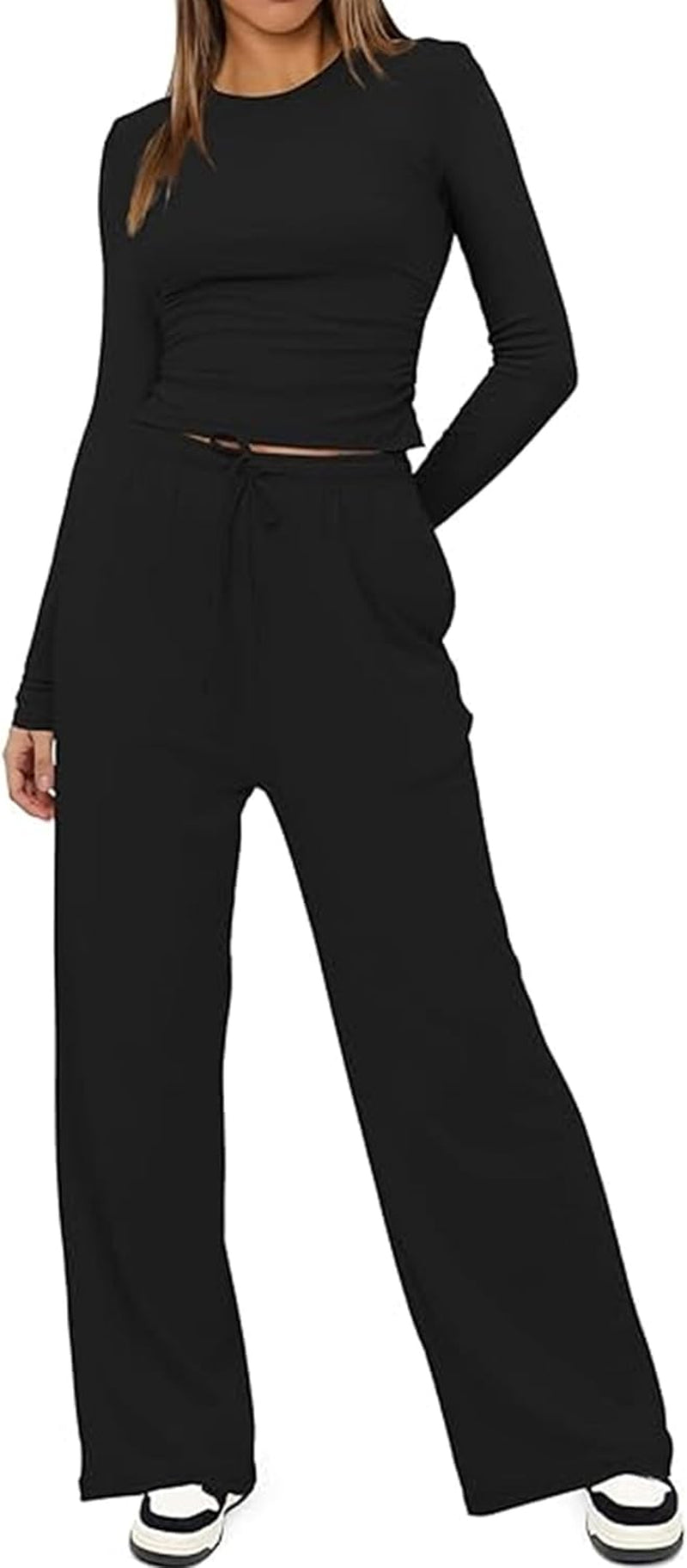 Elevate Your Comfort: Women's Stylish Two-Piece Jogger Set Perfect for Every Season