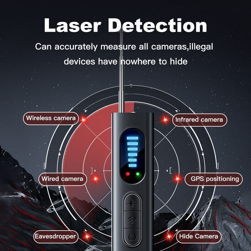 Advanced Anti-Spy RF Signal Detector - Uncover Hidden Cameras and Eavesdropping Devices for Ultimate Privacy Protection