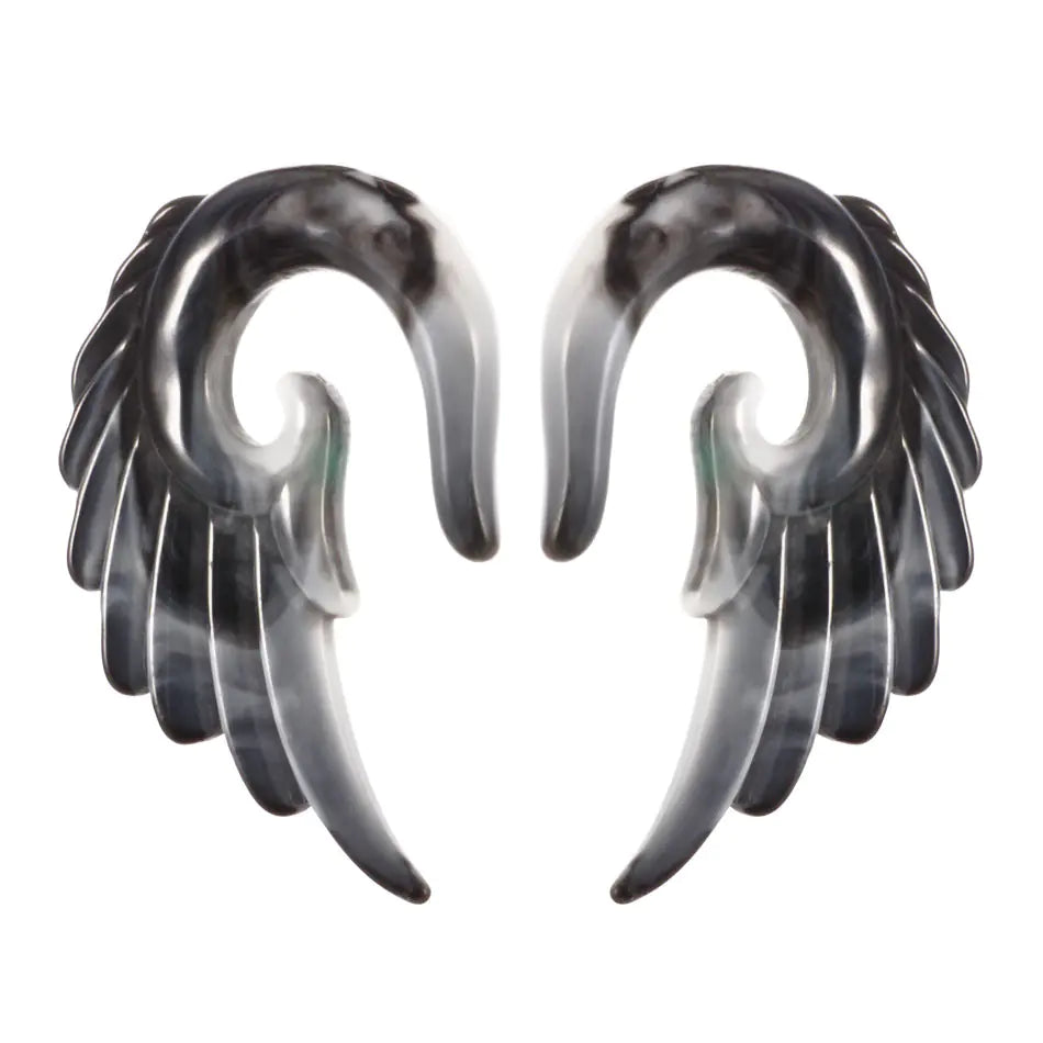 Acrylic Angel Wings Resin Earrings for Cross-Border Sales