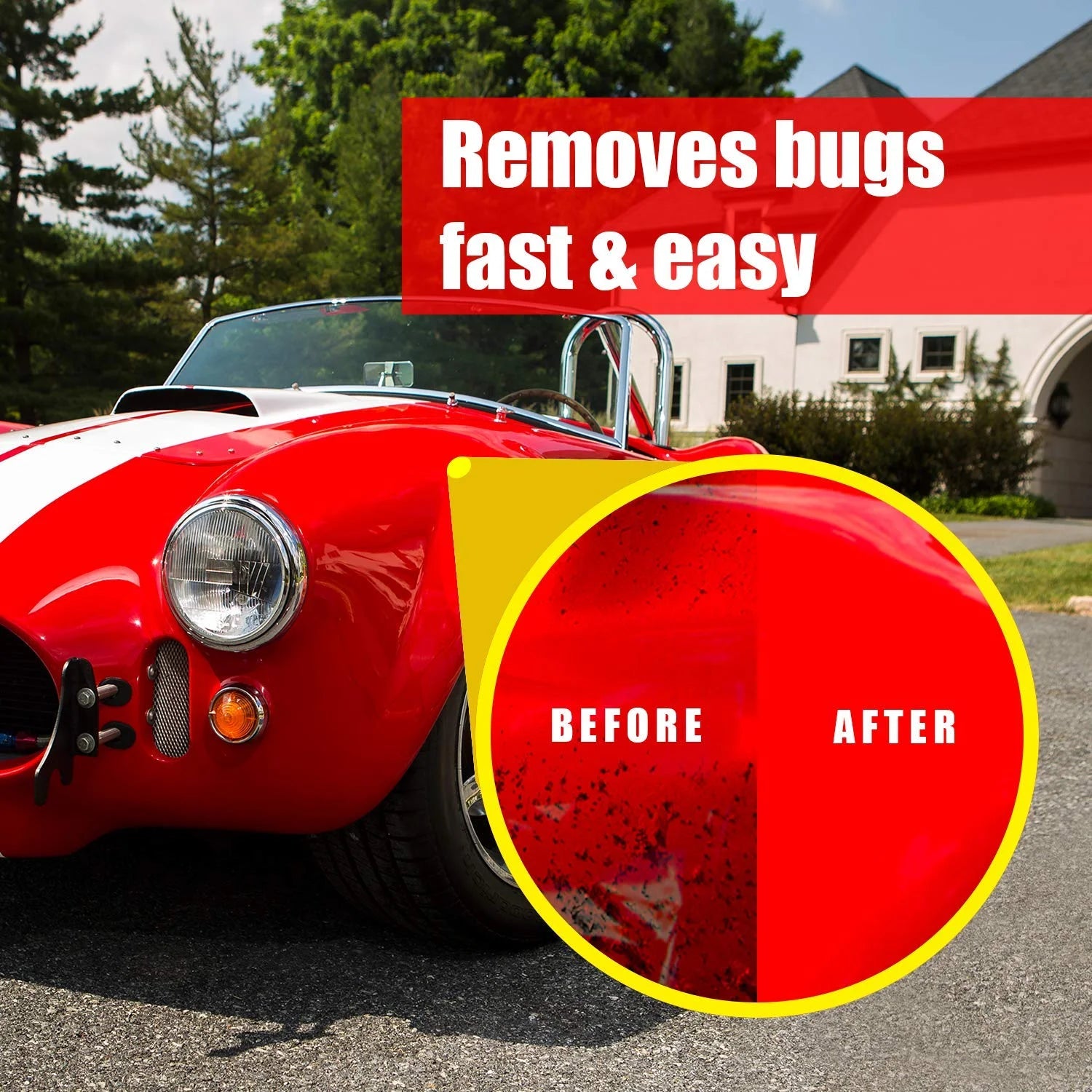 Stoner 95401 Bug Eraser and Remover Cleaning Wipes, 10 Wipes