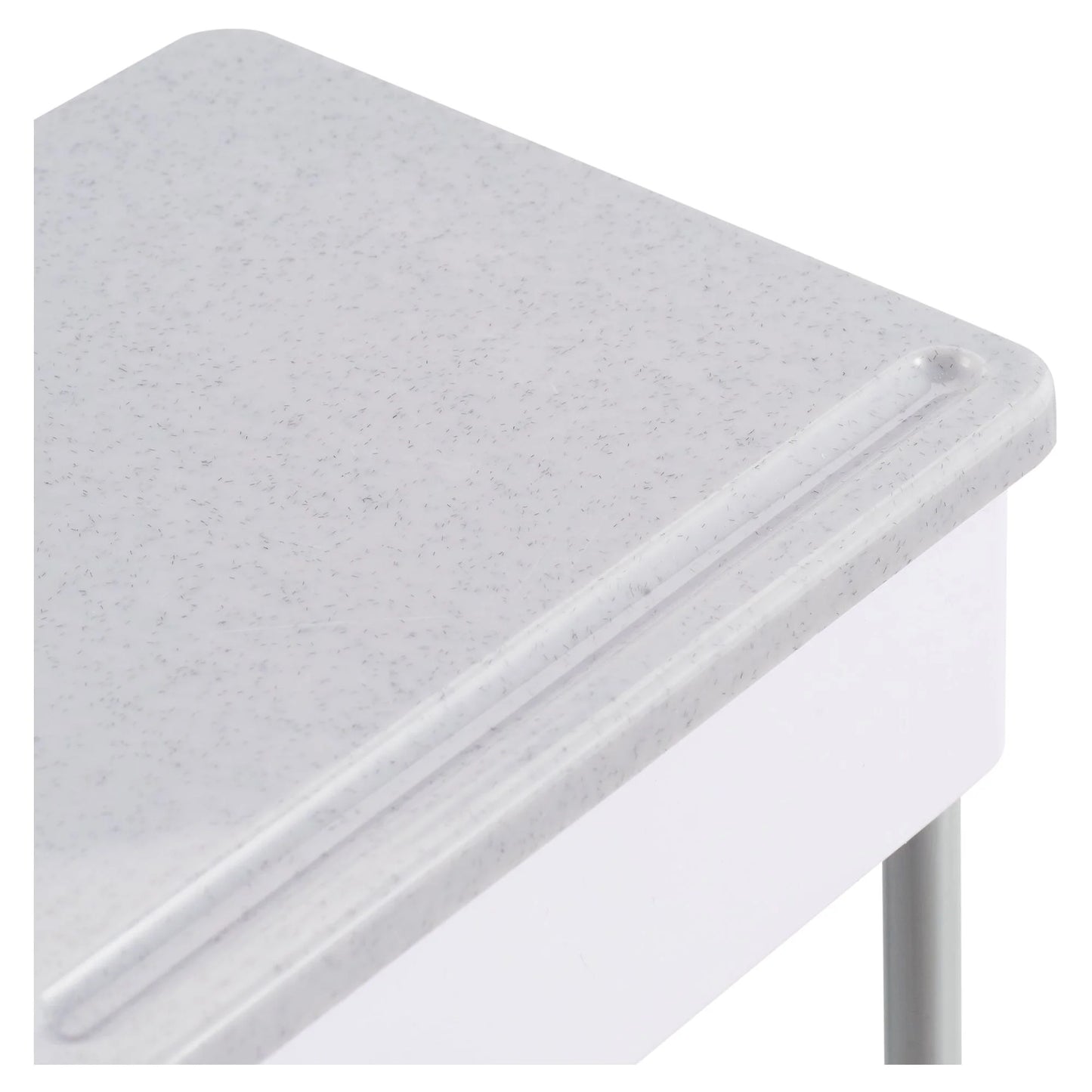 Plastic Student Desk with Blue Chair for 18 Inch Dolls Child 5+