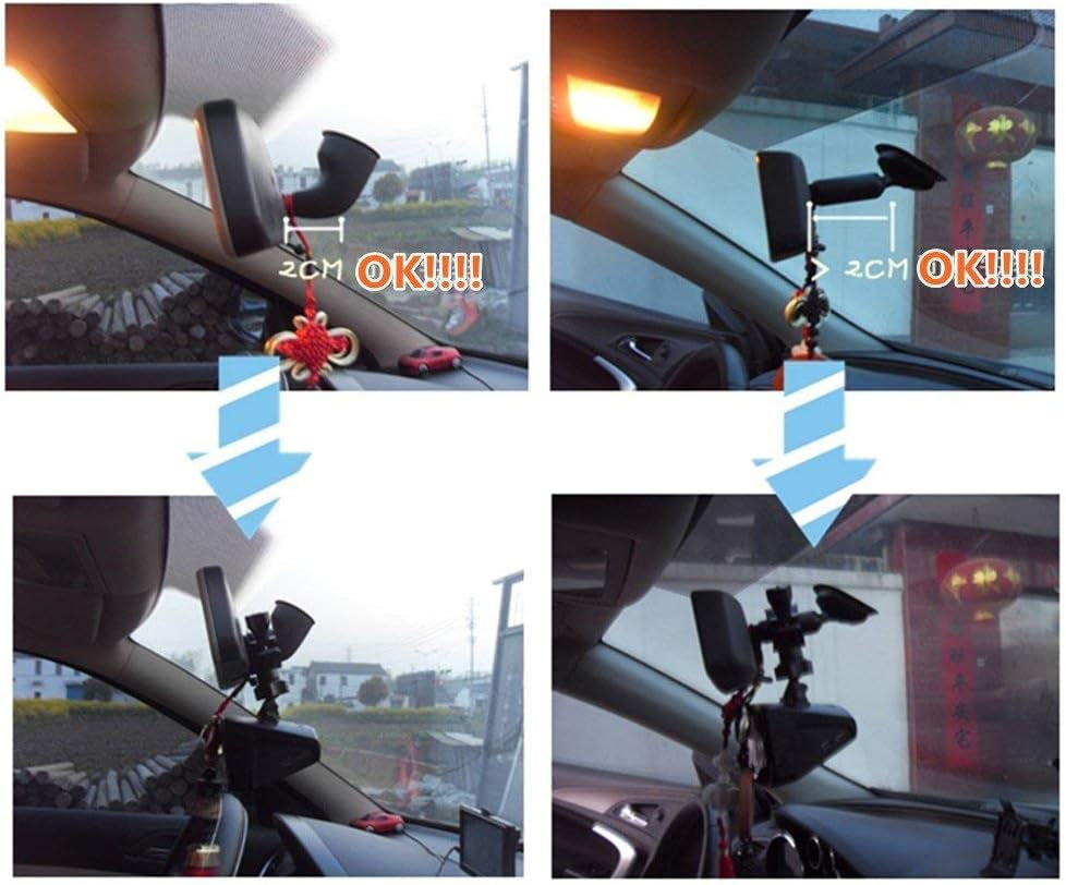 Revolutionize Your Dash Cam Experience with the CH205 Rearview Mirror Mount Holder - Perfect for Cars and Bicycles!
