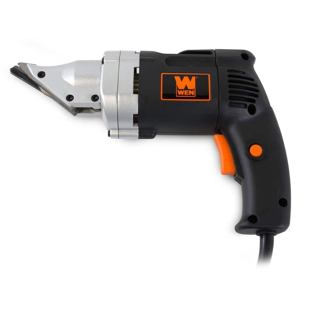 Experience Precision and Power with the 4 Amp 18-Gauge Variable Speed Swivel Head Electric Metal Shear