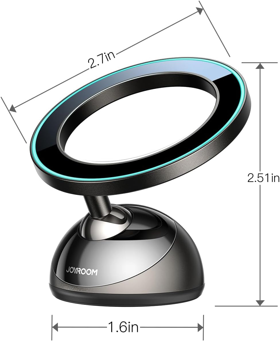 Revolutionary All-Metal Magsafe Car Mount - Stronger Magnetic Phone Holder for iPhone 16, 15, 14, 13, 12 - Ultimate Stability for Your Drive