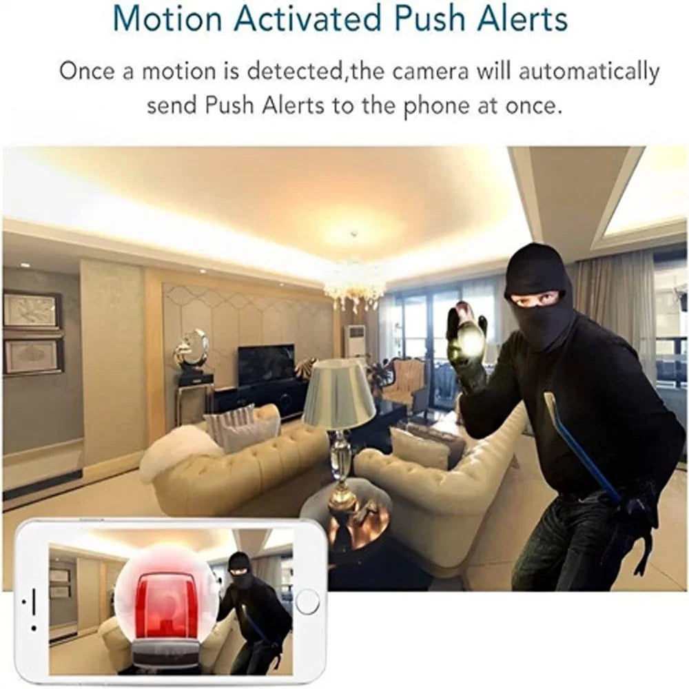 Mini Wireless Hidden Spy Camera - 1080P HD with Night Vision for Ultimate Home Security