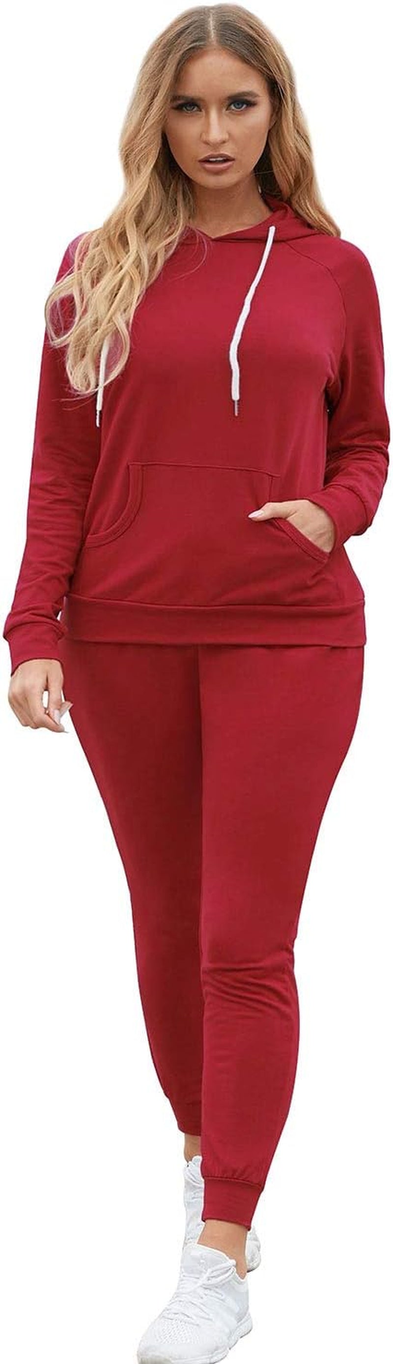 Elevate Your Activewear: Stylish Women's Pullover Hoodie and Sweatpants Set for Ultimate Comfort