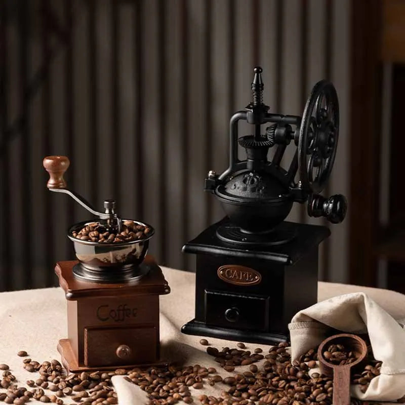 Experience the Art of Coffee Brewing with Our Vintage Manual Coffee Grinder – Perfect for Professional Baristas and Home Enthusiasts!