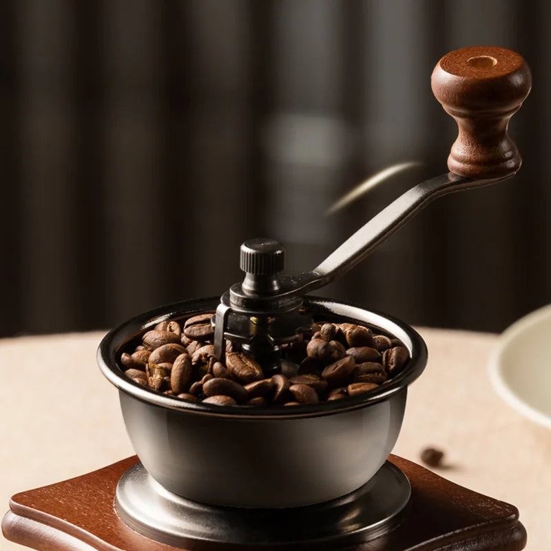 Experience the Art of Coffee Brewing with Our Vintage Manual Coffee Grinder – Perfect for Professional Baristas and Home Enthusiasts!