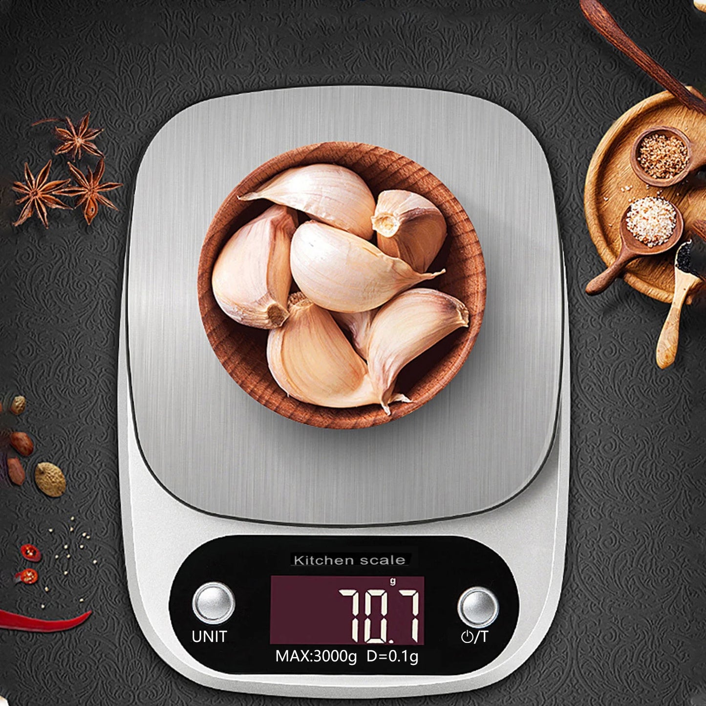 Elevate Your Cooking with the Home Gadgets Kitchen Electronic Scale - Perfect for Baking, Meal Prep, and Weight Loss!