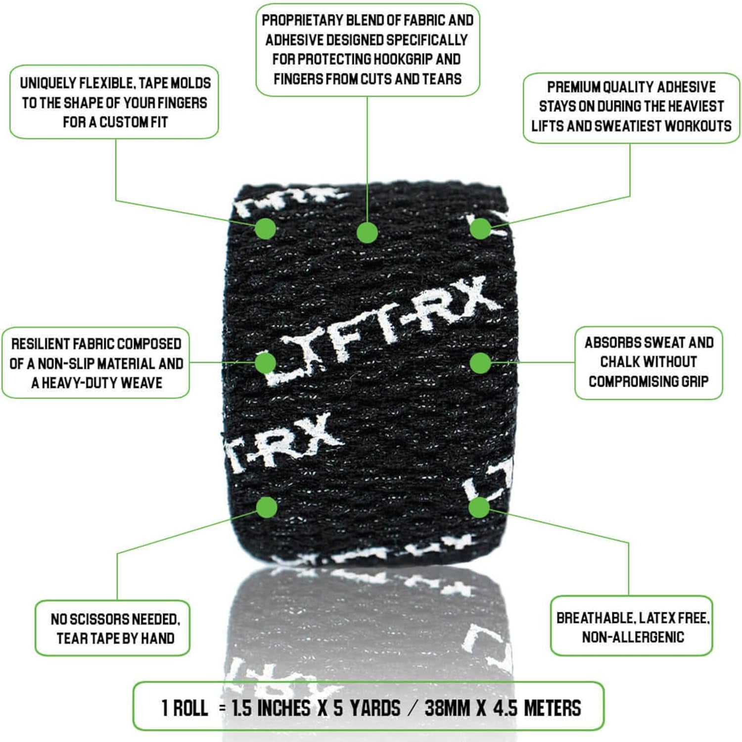 Ultimate Weightlifting Hook Grip Tape with Premium Adhesive – Enhance Your Performance with Superior Thumb & Finger Protection for Olympic Weightlifting, CrossFit & Powerlifting!