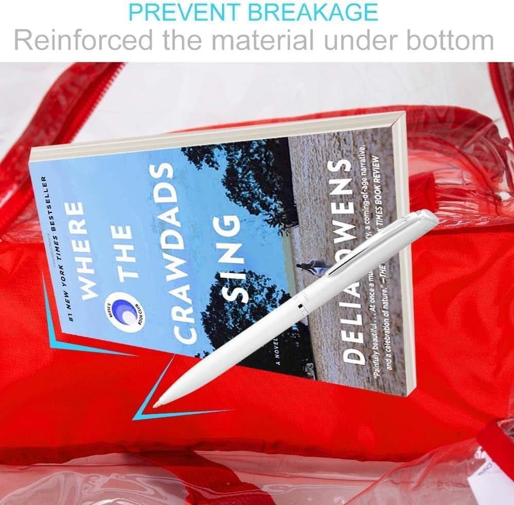 3Pcs Clear Backpack for Girls, Transparent Bookbag Heavy Duty See through Backpacks