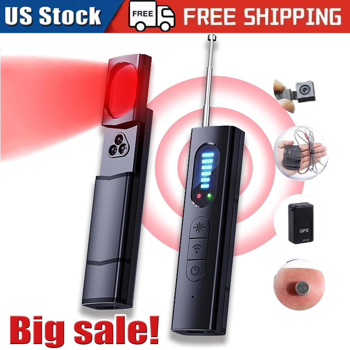 Advanced Anti-Spy RF Signal Detector - Uncover Hidden Cameras and Eavesdropping Devices for Ultimate Privacy Protection