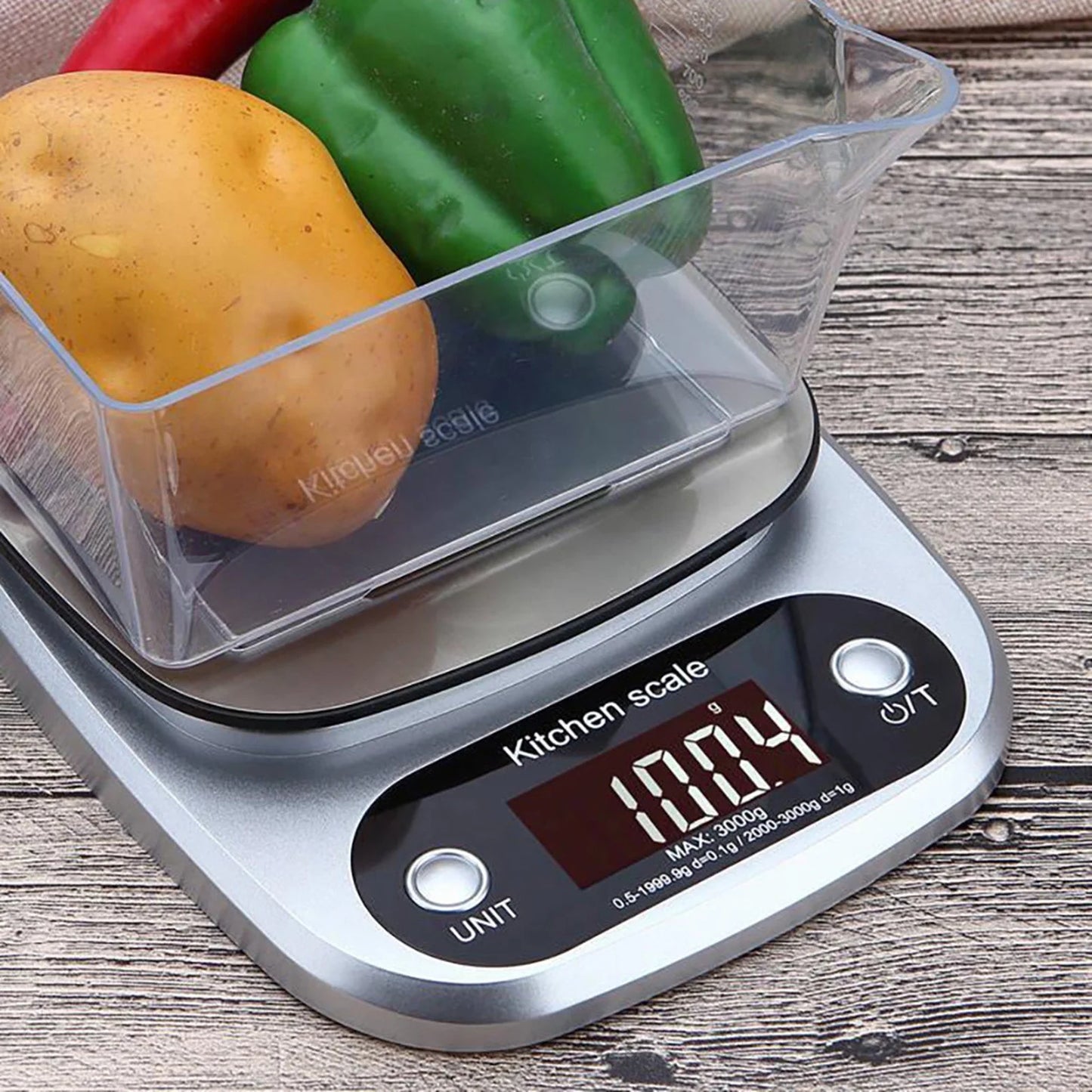 Elevate Your Cooking with the Home Gadgets Kitchen Electronic Scale - Perfect for Baking, Meal Prep, and Weight Loss!