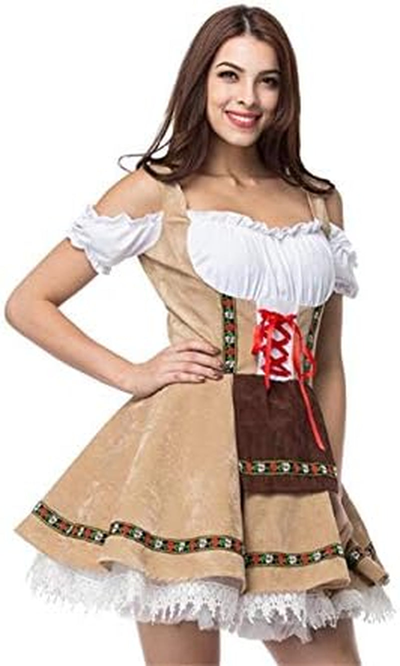 Unleash Your Inner Bavarian Beauty with the Cosplaylife Sexy Beer Maid Costume - Perfect for Halloween and Cosplay Events!