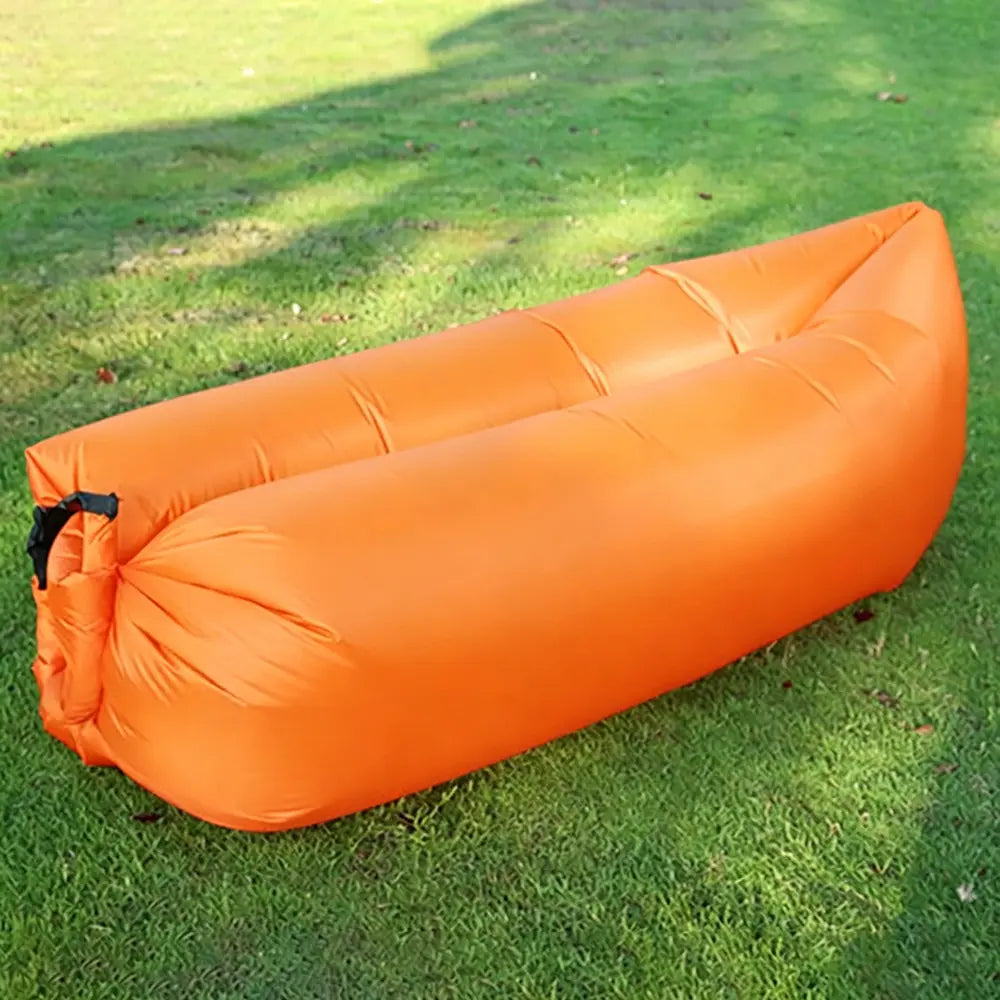 Experience Ultimate Relaxation with Our Waterproof Outdoor Beach Air Bed – Perfect for Couples on Vacation!