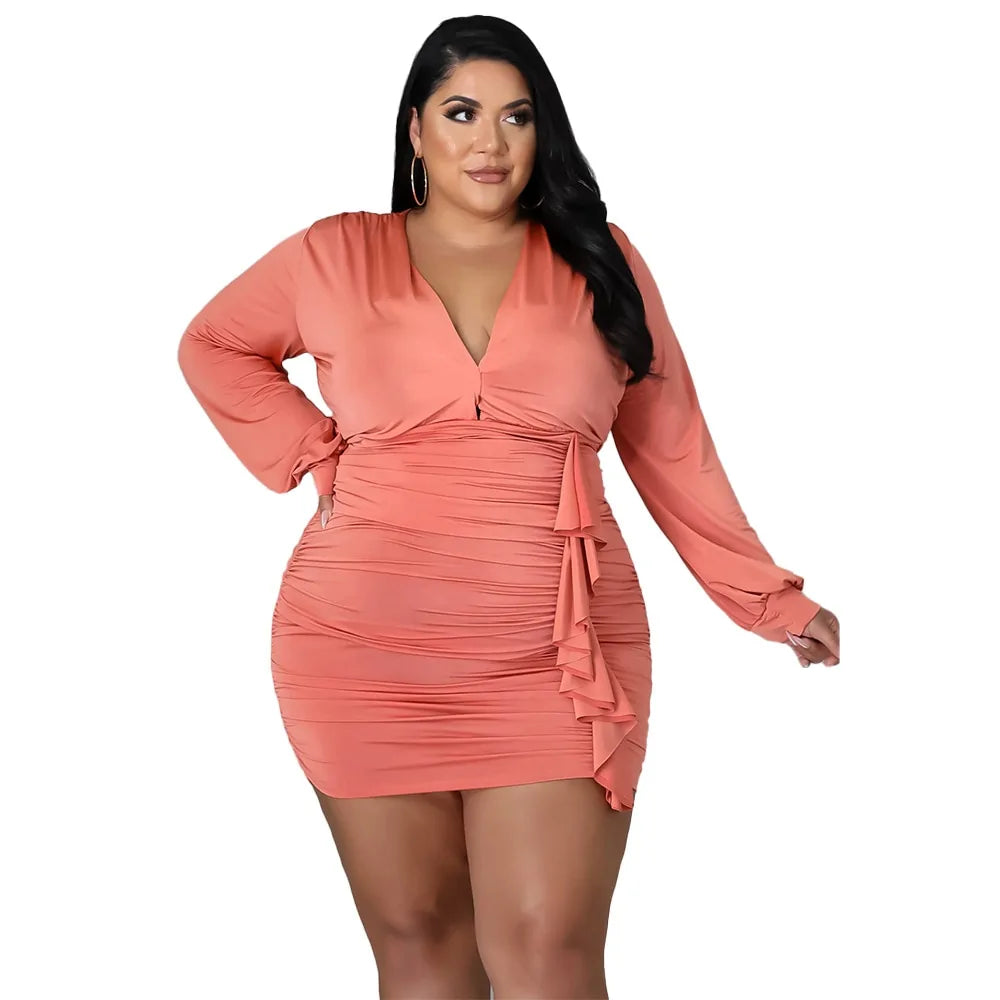 Women Spring Plus Size Dresses