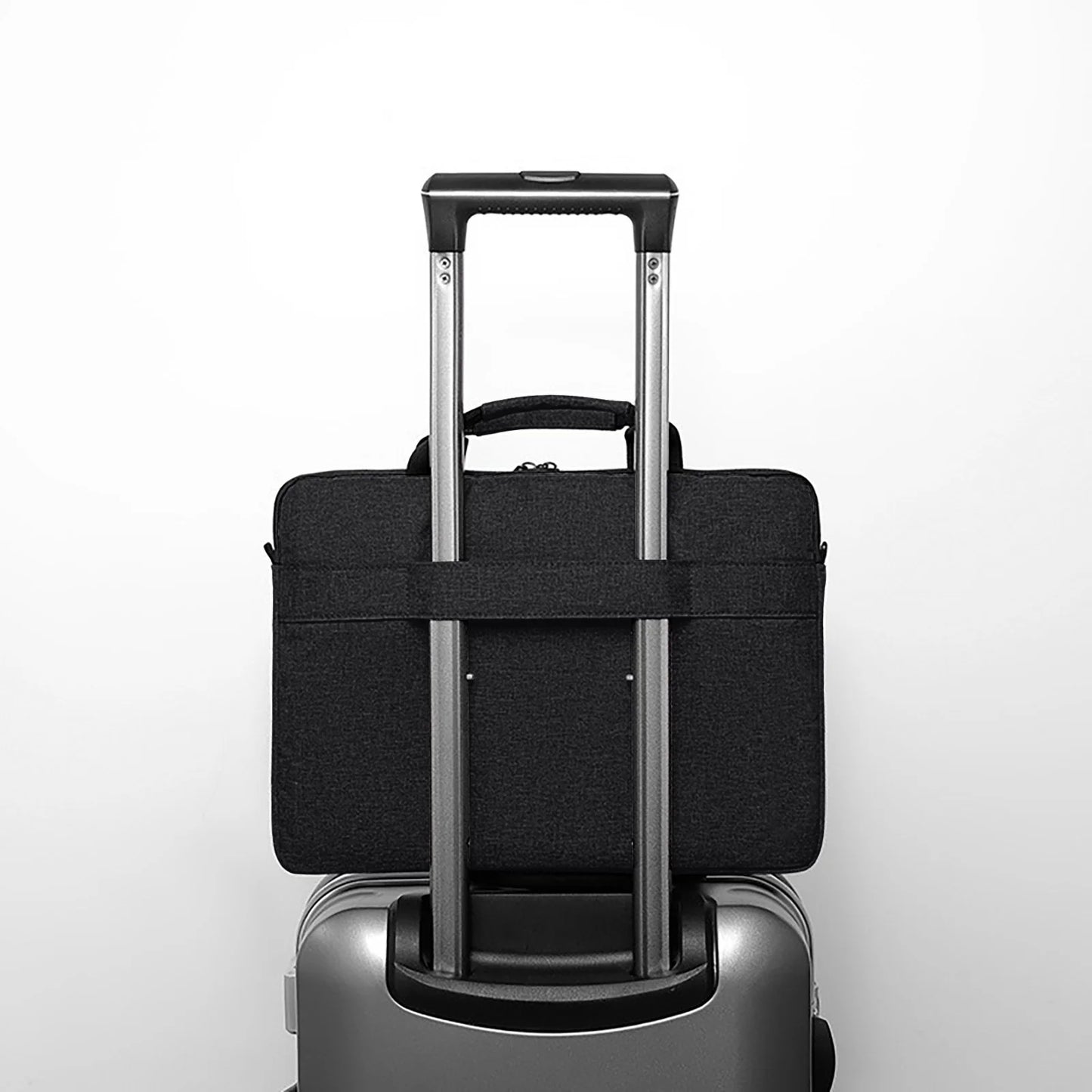 Computer Bag for Women, Laptop Tote Shoulder Bag, 14.1 in Laptop or Tablet, Stylish, Durable, Waterproof Fabric, Lightweight, Business Casual, Suitable for Multiple Laptops Black