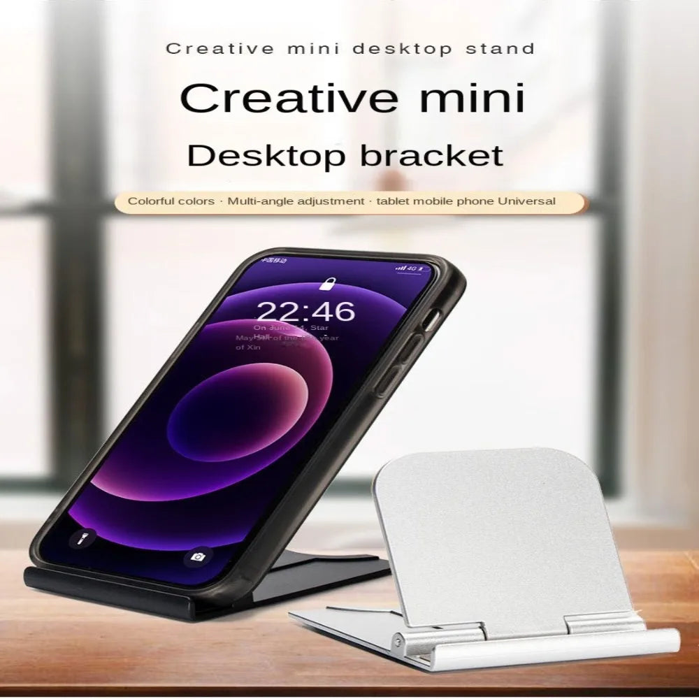 Versatile Foldable Tablet Holder: Perfect Stand for iPad and Phones - Lazy Person Bracket for Home & Office