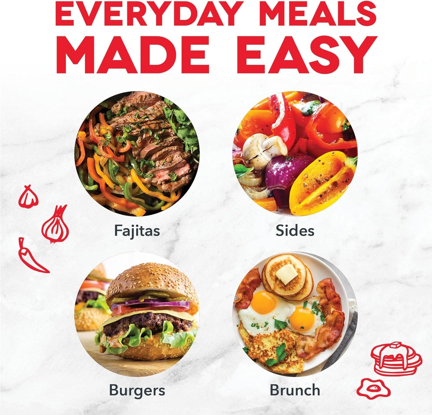 Aqua Deluxe Everyday Electric Griddle - Nonstick, Easy-Clean with Removable Plate & Recipe Book Included - Perfect for Any Meal!