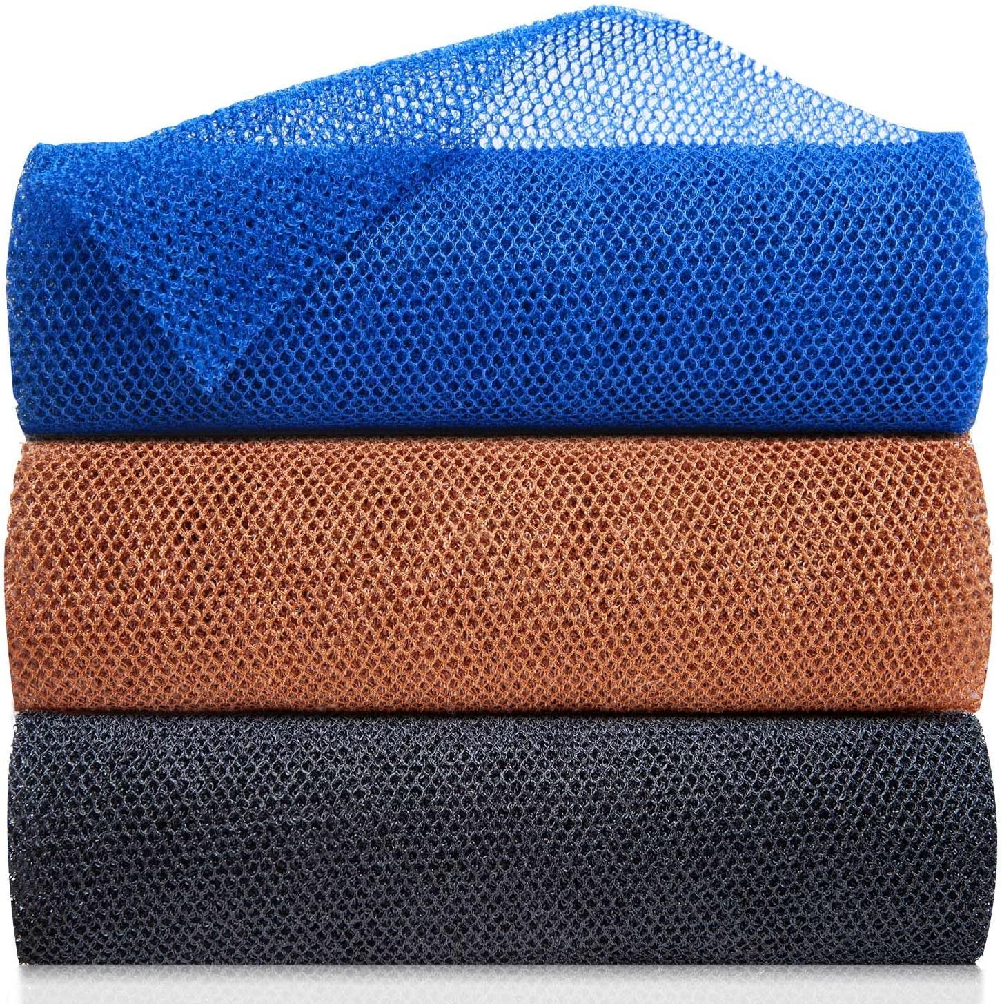 Revitalize Your Skin with 3-Pack African Exfoliating Net Sponges - Ultimate Bath and Shower Scrubbers!