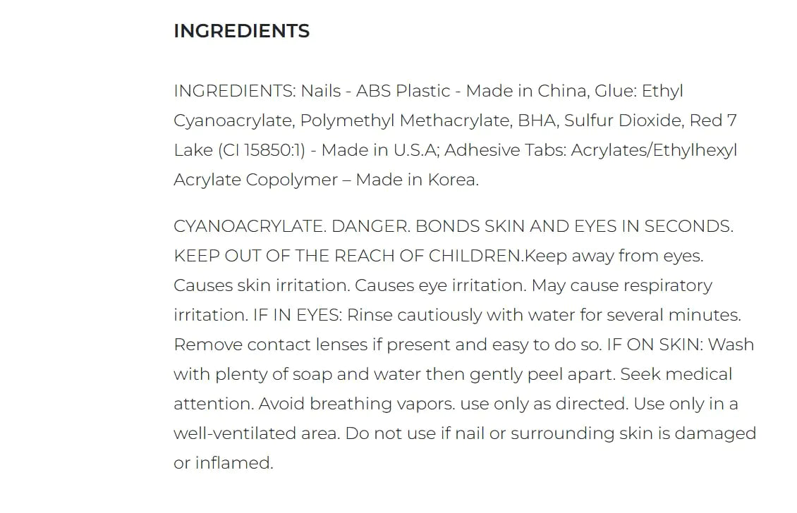 Nail de France Press-On Nails French Manicure