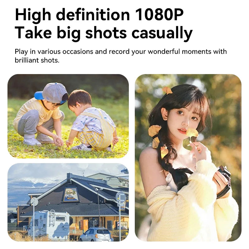 Capture Every Adventure with the Compact 4K High Definition Digital Camera - Perfect for Travel and Vlogging!