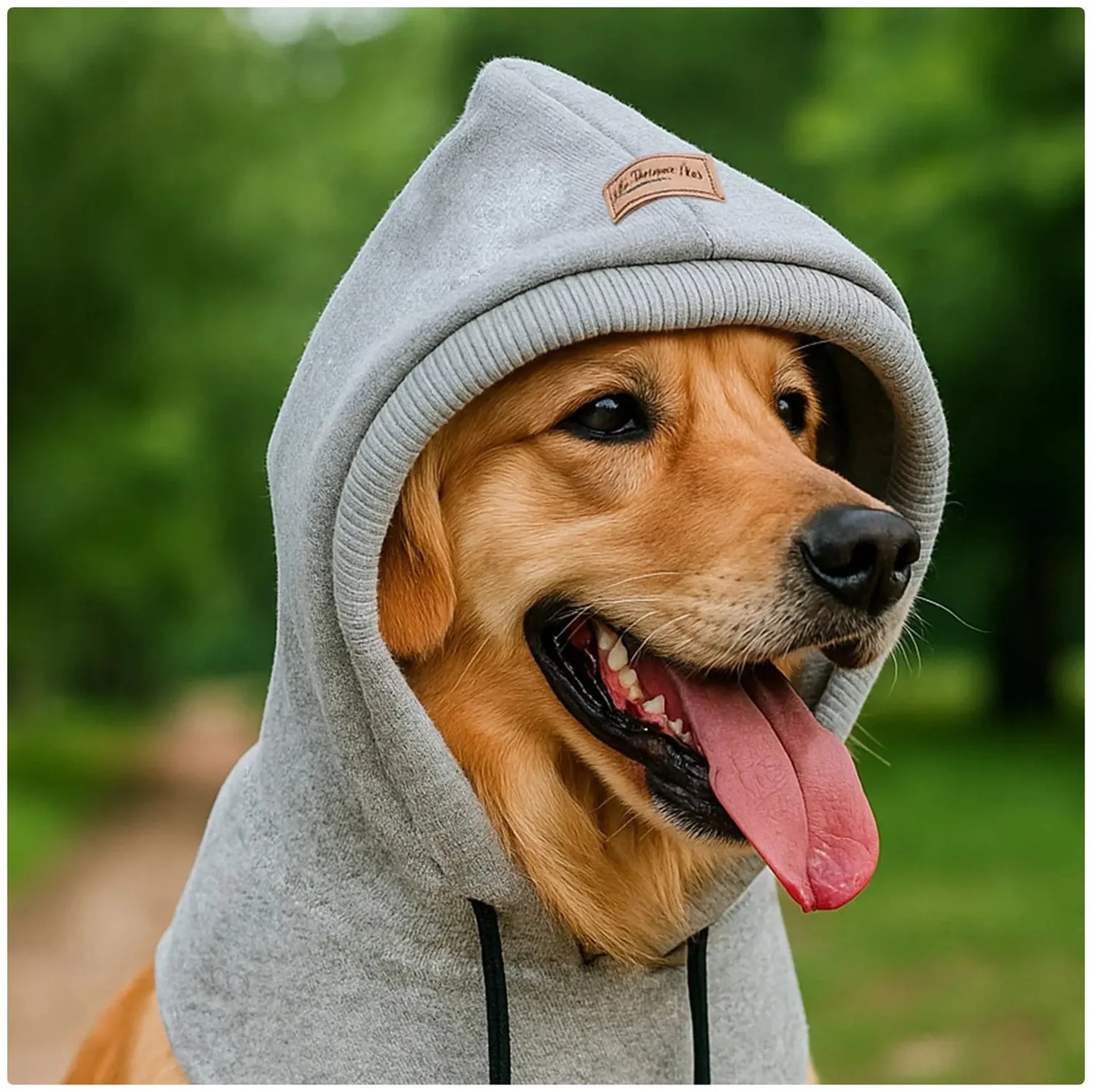 Chic and Cozy Grey Dog Hoodie - Perfect for Stylish Pups