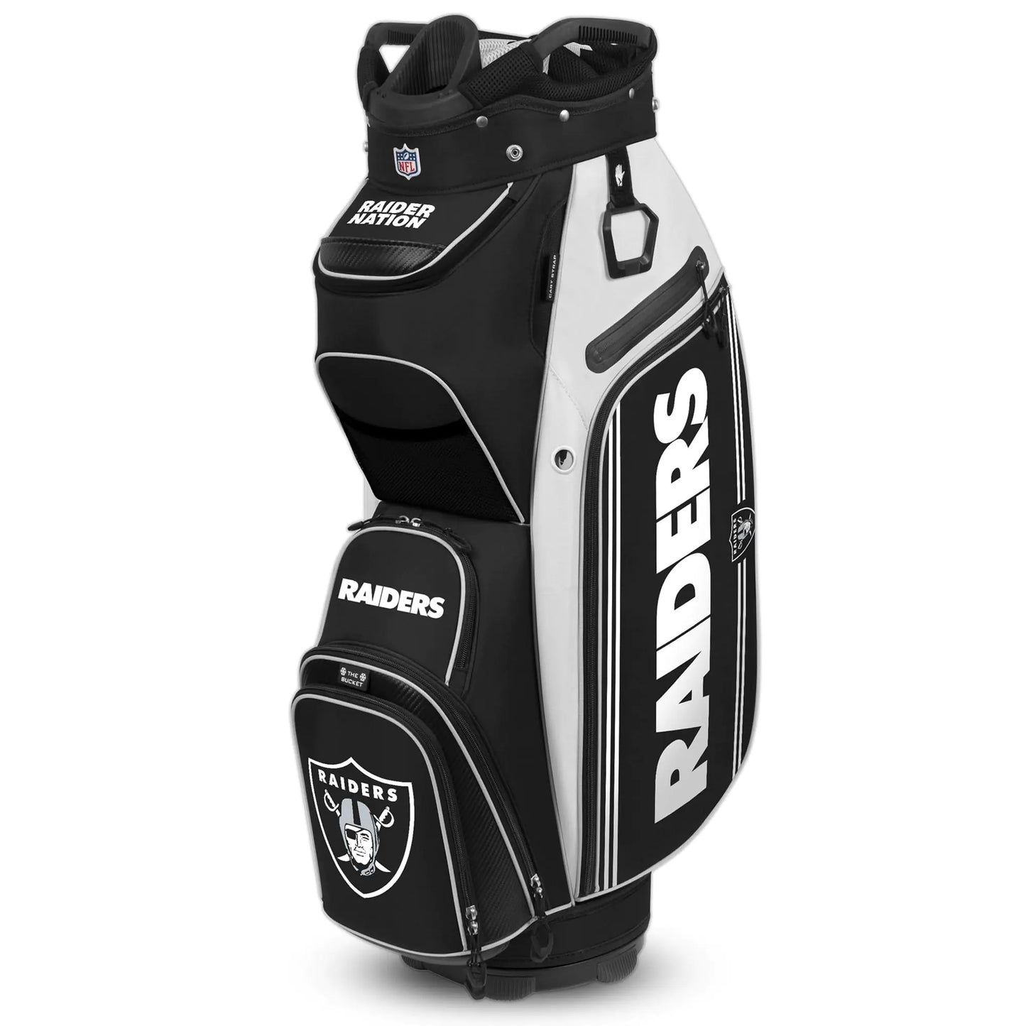 Las Vegas Raiders Bucket III Cooler Cart Golf Bag