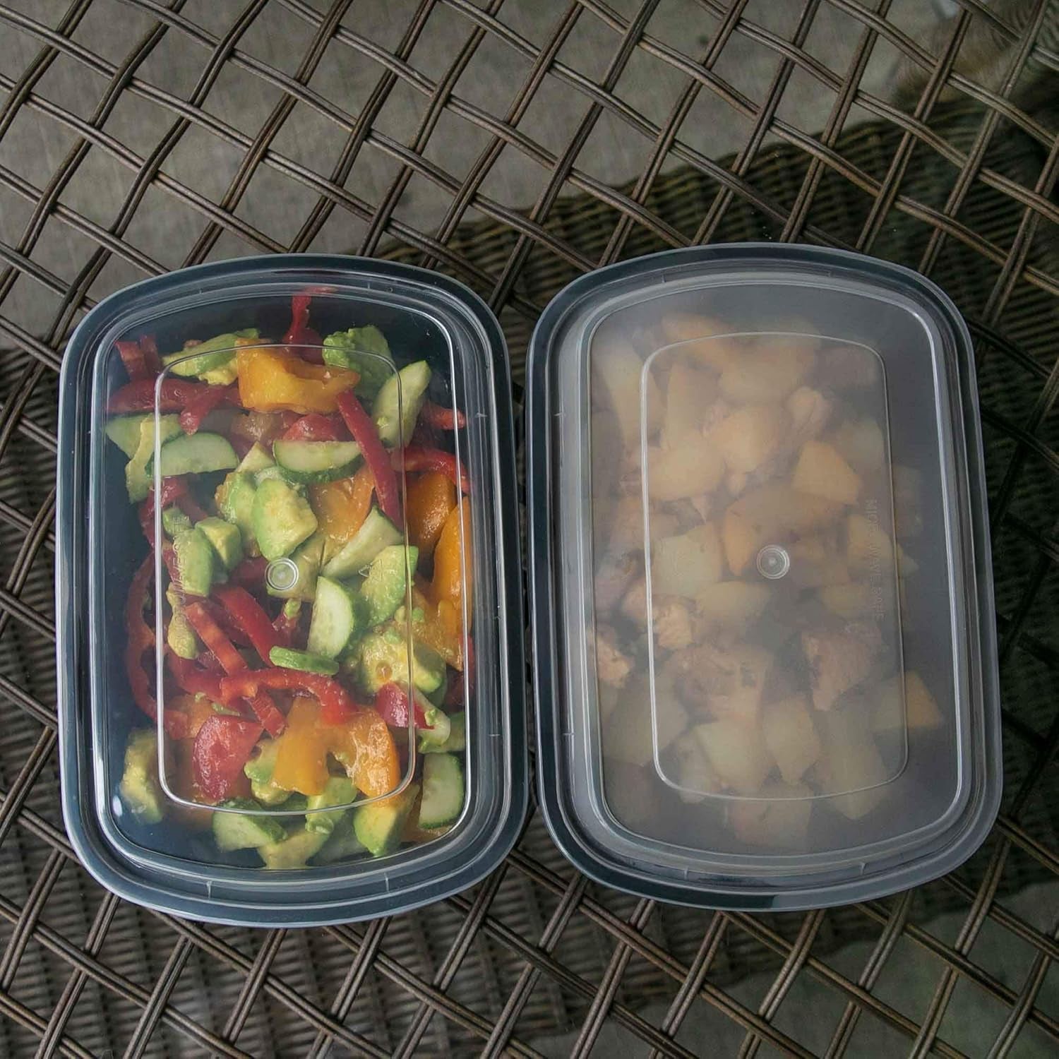 25-Pack Reusable Meal Prep Containers with Lids - 24oz Bento Boxes for Food Storage, Portion Control, Stackable, Microwave, Dishwasher & Freezer Safe